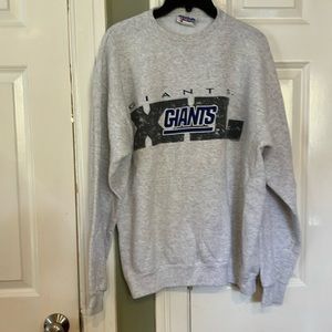 Vintage NFL Reebok NY Giants grey sweatshirt size large